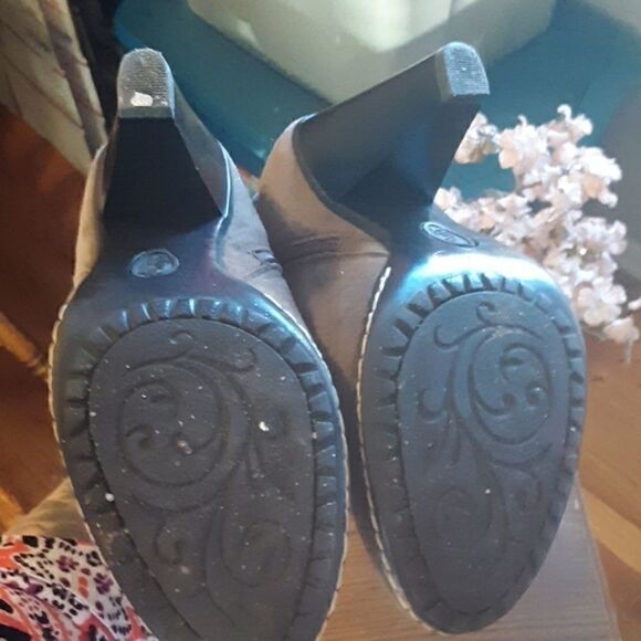 EUROSOFT BROWN LEATHER BOOTIES SIZE 7 - Picture 4 of 4